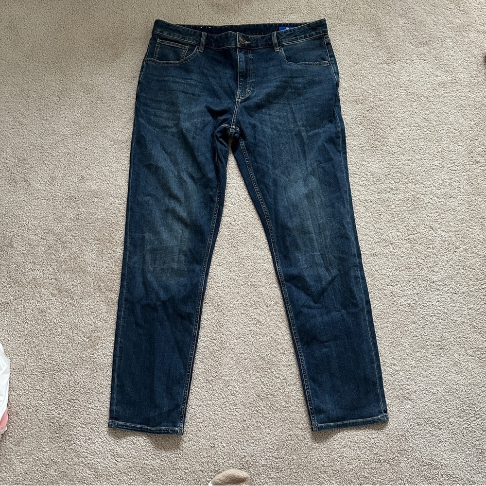 Brand New Jack & Jones Dark Blue Stretch Jeans - Size 38x34